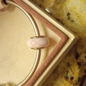Pandora Murano Glass Breast Cancer Pink Ribbon Charm
